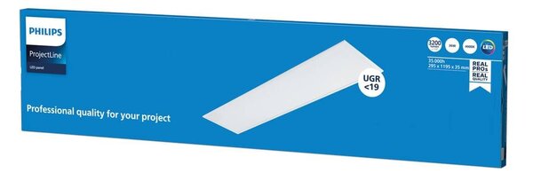 Philips Panel LED LED-Panel, biały / opal, biuro, metal
