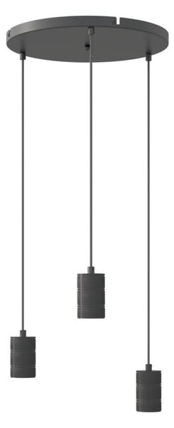 Calex Lampa wisząca Retro, możliwość ściemniania, czarny, salon / jadalnia, metal, nowoczesny