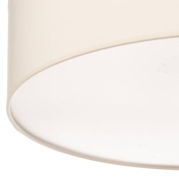 Lampa sufitowa Roller Euluna, możliwość ściemniania, kremowy / amber, salon / jadalnia, tkanina / materiał / jedwab, nowoczesny