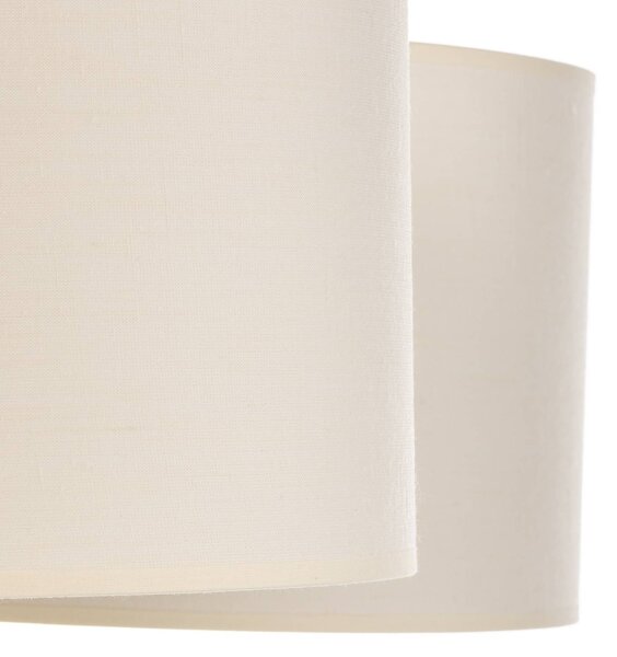 Lampa sufitowa Lodge Euluna, możliwość ściemniania, kremowy / amber, salon / jadalnia, tkanina / materiał / jedwab, nowoczesny