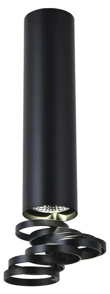Czarna metalowa lampa sufitowa - D242 M0-H74
