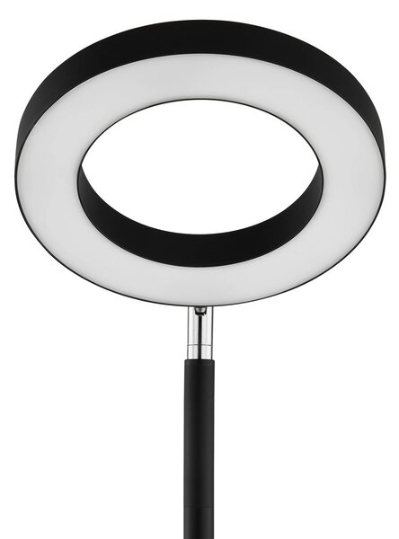 Lindby Smart lampa stojąca LED Cilian, RGBW, CCT, ZigBee, Hue Cilian Lindby, możliwość ściemniania, czarny, salon / jadalnia, metal, nowoczesny