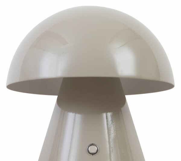 Lampa stołowa LED Nevijo Lindby, możliwość ściemniania, aluminiowy / szary / cynkowy, salon / jadalnia, metal, młodzieżowy