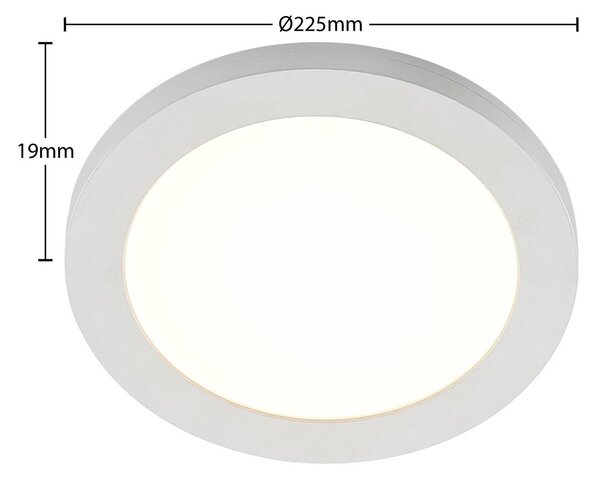 Lampa sufitowa LED z czujnikiem ruchu Aureka PRIOS, biały / opal, salon / jadalnia, aluminium, nowoczesny