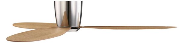 Beacon Lighting Wentylator sufitowy Airfusion Radar teak Ø 132 cm cichy, jasne drewno, salon / jadalnia, drewno, nowoczesny