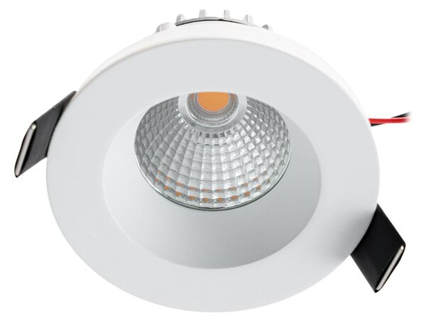 Arcchio LED downlight Aryx, biały, 2 700K Aryx Arcchio, możliwość ściemniania, biały / opal, salon / jadalnia, aluminium, nowoczesny