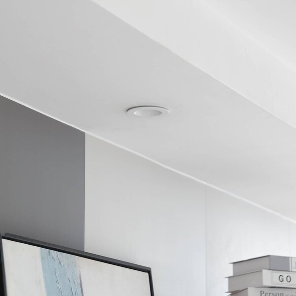 Arcchio LED downlight Aryx, biały, 3000K Aryx Arcchio, możliwość ściemniania, biały / opal, salon / jadalnia, aluminium, nowoczesny