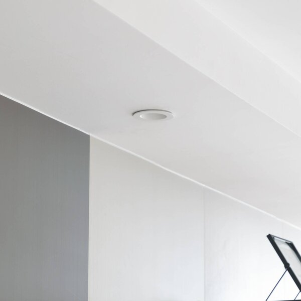 Arcchio LED downlight Aryx, biały, 2 700K Aryx Arcchio, możliwość ściemniania, biały / opal, salon / jadalnia, aluminium, nowoczesny