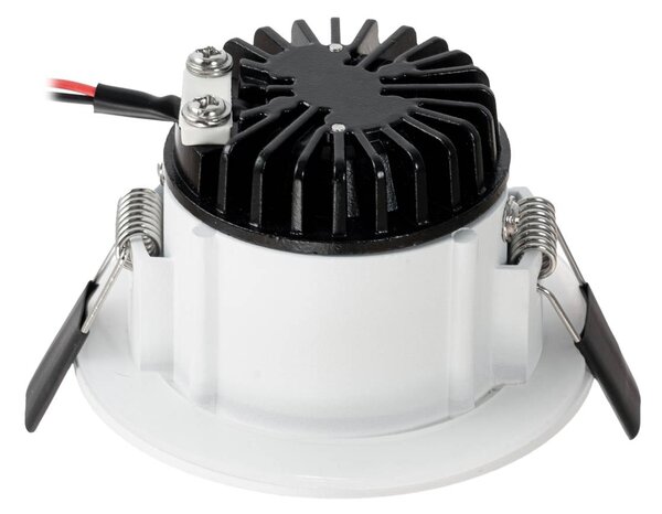 Arcchio LED downlight Aryx, biały, 2 700K Aryx Arcchio, możliwość ściemniania, biały / opal, salon / jadalnia, aluminium, nowoczesny