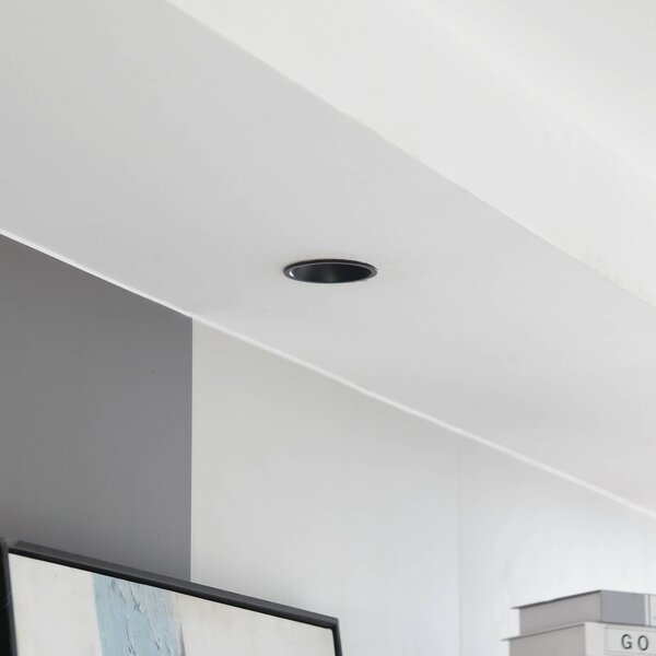 Arcchio LED downlight Niria, czarny, 3000K Niria Arcchio, możliwość ściemniania, czarny, salon / jadalnia, aluminium, nowoczesny