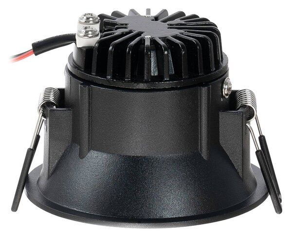 Arcchio LED downlight Niria, czarny, 3000K Niria Arcchio, możliwość ściemniania, czarny, salon / jadalnia, aluminium, nowoczesny