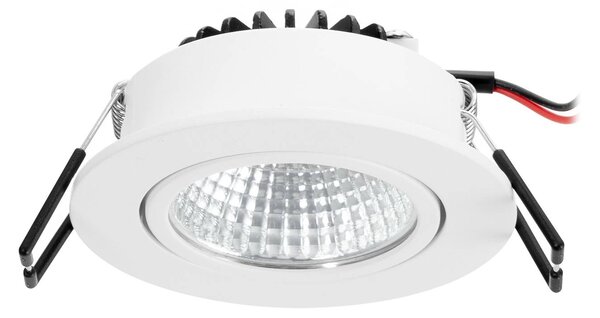 Arcchio LED downlight Zarik, biały, 3000K Zarik Arcchio, możliwość ściemniania, biały / opal, salon / jadalnia, aluminium, nowoczesny