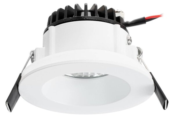 Arcchio LED downlight Aryx, biały, 2 700K Aryx Arcchio, możliwość ściemniania, biały / opal, salon / jadalnia, aluminium, nowoczesny