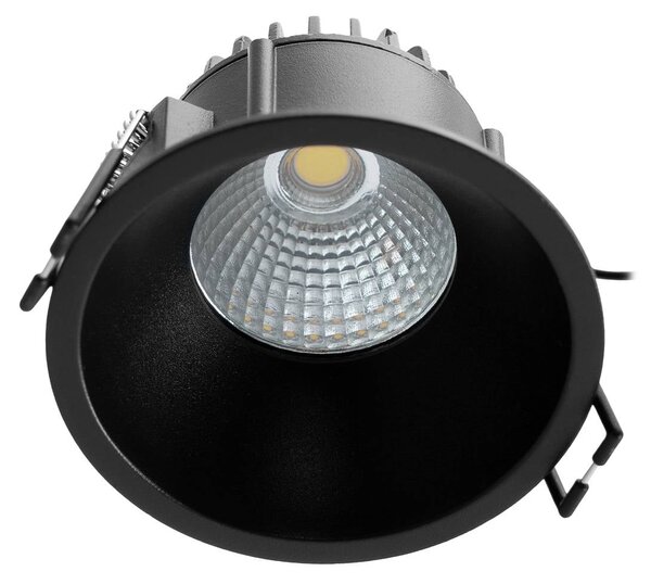 Arcchio LED downlight Niria, czarny, 3000K Niria Arcchio, możliwość ściemniania, czarny, salon / jadalnia, aluminium, nowoczesny