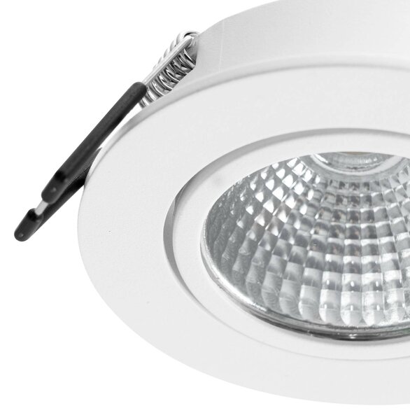 Arcchio LED downlight Zarik, biały, 3000K Zarik Arcchio, możliwość ściemniania, biały / opal, salon / jadalnia, aluminium, nowoczesny