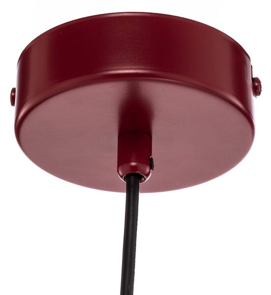 Lampa wisząca szklana Joel ALDEX, możliwość ściemniania, czerwony, salon / jadalnia, metal, nowoczesny