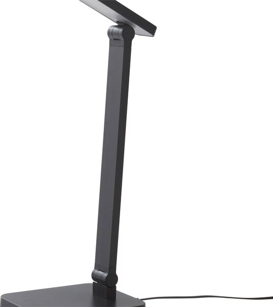 Lampa stołowa Rylas Lindby, możliwość ściemniania, czarny, biuro, tworzywo sztuczne, nowoczesny