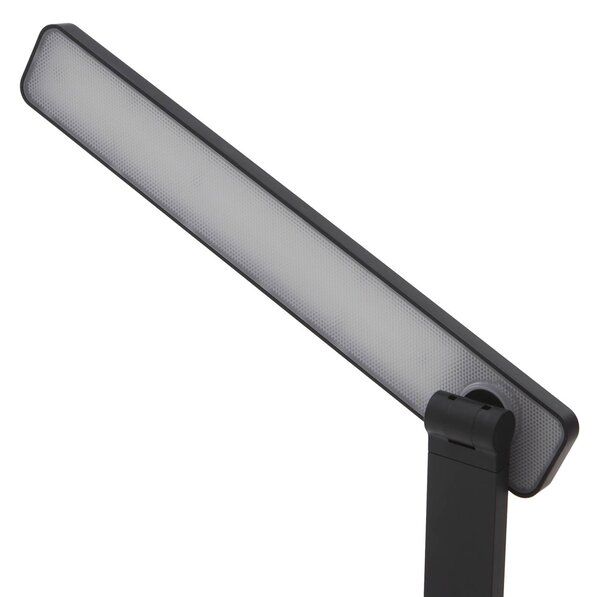 Lampa stołowa Rylas Lindby, możliwość ściemniania, czarny, biuro, tworzywo sztuczne, nowoczesny