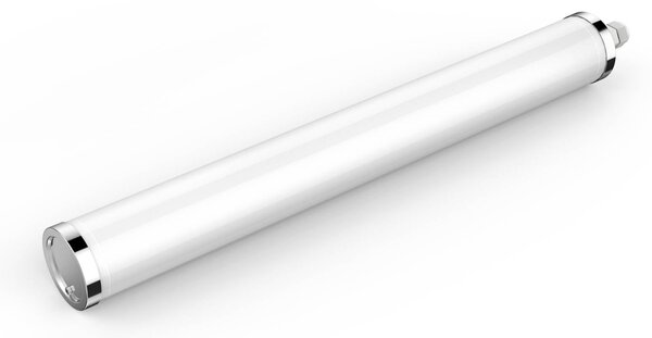 The Light Group SLC Lava lampa sufitowa LED z PMMA IP69, biały / opal, tworzywo sztuczne