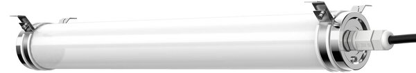 The Light Group SLC Lava lampa sufitowa LED z PMMA IP69, biały / opal, tworzywo sztuczne