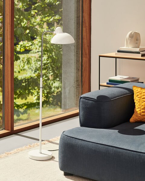 Lampa Podłogowa FRITZ HANSEN, Kaiser Idell 6580-F Luxus, biały, salon, metal, design