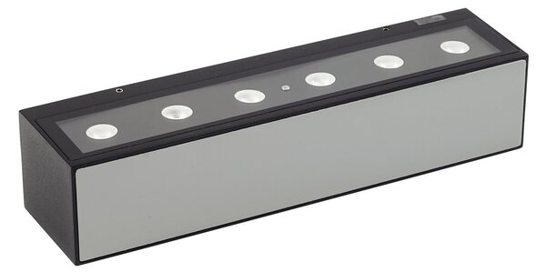 Zewnętrzna Lampa Lucande, Selim, czarny, aluminium, nowoczesny