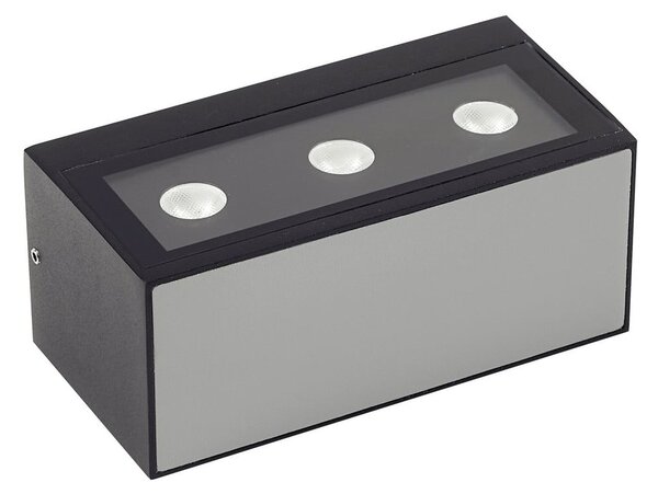 Zewnętrzna Lampa Lucande, Selim, czarny, aluminium, nowoczesny