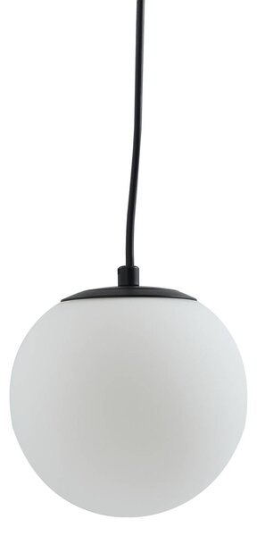 Lampa wisząca szklana Bidolo Lucande, możliwość ściemniania, biały / opal, łazienka, szkło