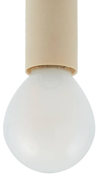 Lampa wisząca szklana Bidolo Lucande, możliwość ściemniania, chromowy / srebrny, łazienka, szkło