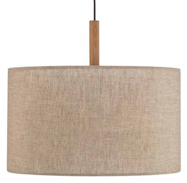 Żyrandol Deva Nature, 1-punktowa, tekstylny klosz Nature TK Lighting, możliwość ściemniania, salon / jadalnia, tkanina / materiał / jedwab, skandynawski