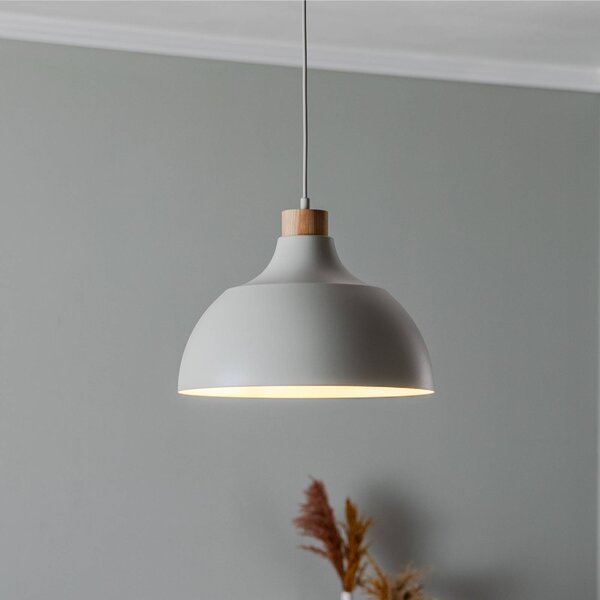 Lampa wisząca Kaitt Envostar, możliwość ściemniania, kremowy / amber, salon / jadalnia, metal, skandynawski