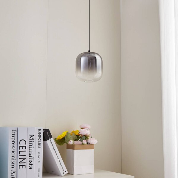 Lampa wisząca Avelinra Lucande, salon / jadalnia, szkło, nowoczesny