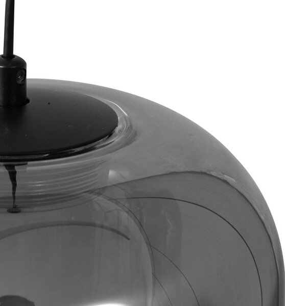Lampa wisząca Avelinra Lucande, salon / jadalnia, szkło, nowoczesny