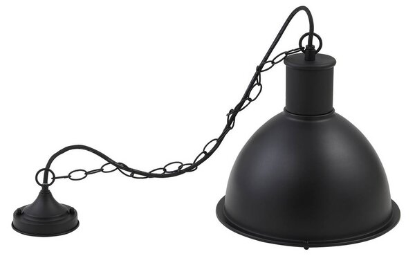 Lindby – lampa wisząca zewnętrzna Luciane, czarna, aluminium, Ø 31,8 cm Luciane Lindby, możliwość ściemniania, czarny, aluminium