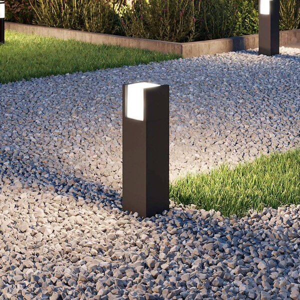 Philips Lampa ogrodowa stojąca Arbour, czarny, aluminium, nowoczesny