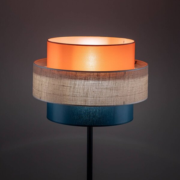 Lampa stojąca Trio TK Lighting, multikolor, salon / jadalnia, tkanina / materiał / jedwab