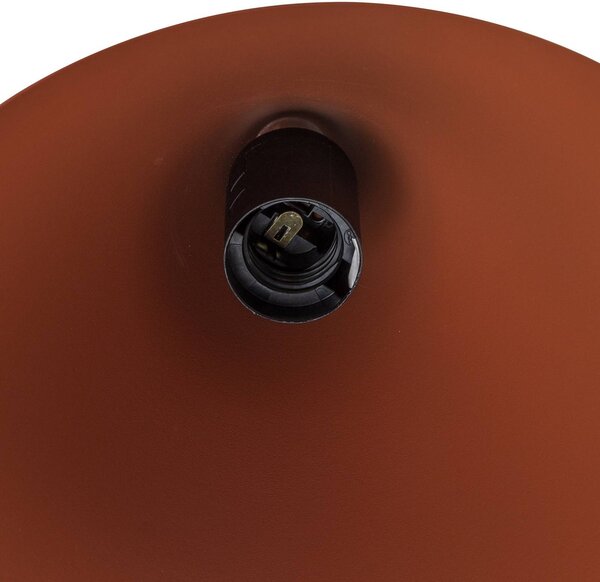 Lampa wisząca Cono TK Lighting, możliwość ściemniania, czerwony, salon / jadalnia, metal, nowoczesny