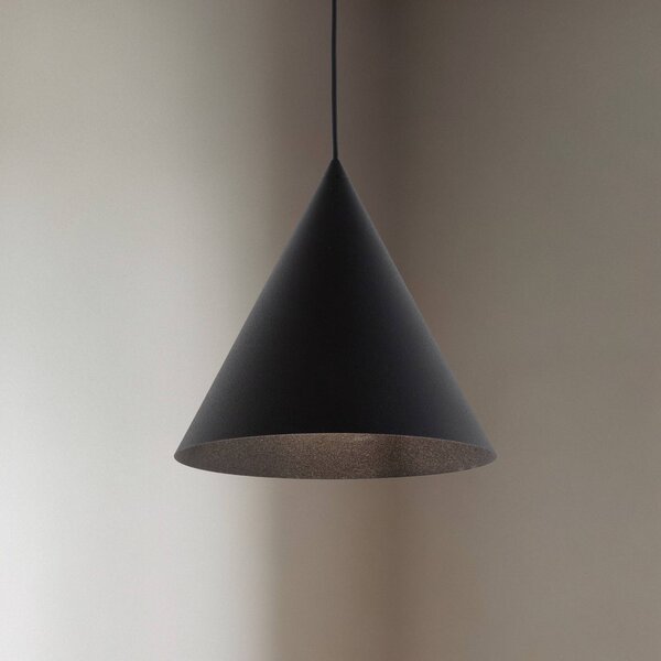 Lampa wisząca Cono TK Lighting, możliwość ściemniania, czarny, salon / jadalnia, metal, nowoczesny