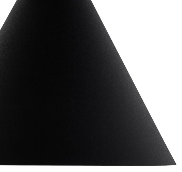 Lampa wisząca Cono TK Lighting, możliwość ściemniania, czarny, salon / jadalnia, metal, nowoczesny