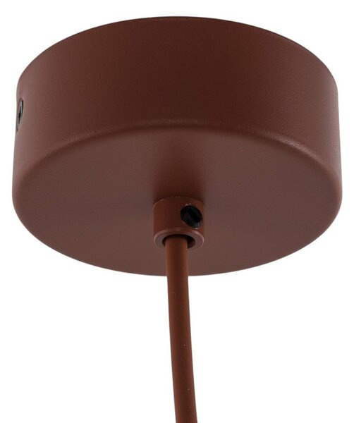 Lampa wisząca Cono TK Lighting, możliwość ściemniania, czerwony, salon / jadalnia, metal, nowoczesny