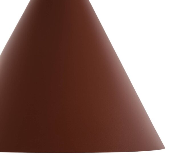 Lampa wisząca Cono TK Lighting, możliwość ściemniania, czerwony, salon / jadalnia, metal, nowoczesny