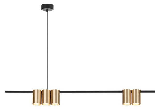 Lampa wisząca designerska Genesis Eko-Light, możliwość ściemniania, czarny, salon / jadalnia, aluminium, design