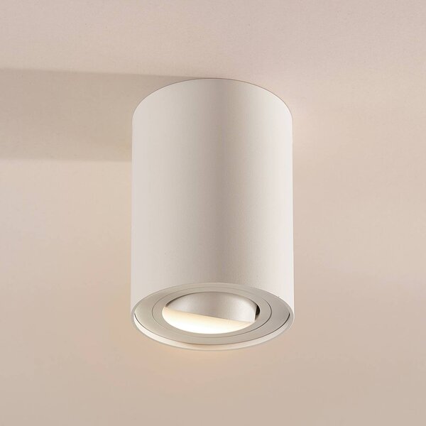 Lampa sufitowa Jolina Arcchio, możliwość ściemniania, biały / opal, przedpokój, aluminium, nowoczesny