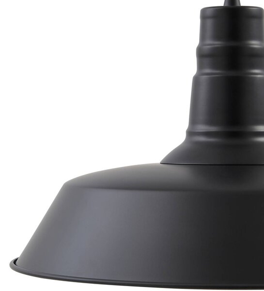 Lampa wisząca Laylan Lindby, możliwość ściemniania, czarny, salon / jadalnia, metal, nowoczesny
