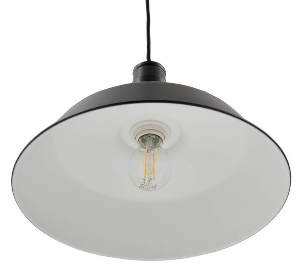 Lampa wisząca Laylan Lindby, możliwość ściemniania, czarny, salon / jadalnia, metal, nowoczesny