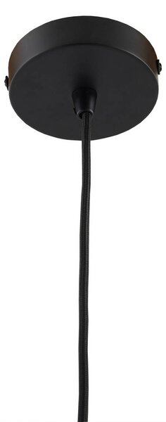 Lampa wisząca Laylan Lindby, możliwość ściemniania, czarny, salon / jadalnia, metal, nowoczesny