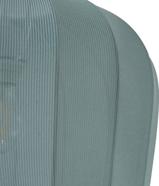 Lampa wisząca Helin Lindby, możliwość ściemniania, niebieski, salon / jadalnia, tkanina / materiał / jedwab, nowoczesny