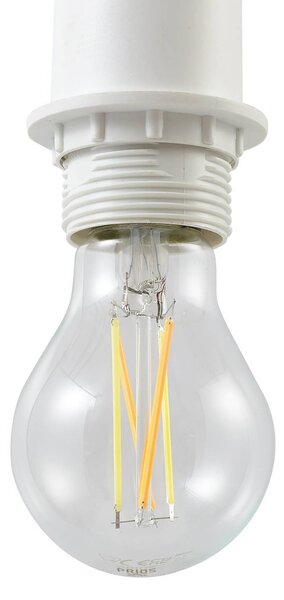 Lampa wisząca Helin Lindby, możliwość ściemniania, biały / opal, salon / jadalnia, tkanina / materiał / jedwab, nowoczesny