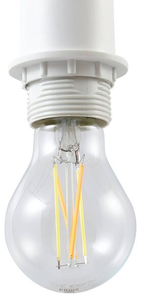 Lampa wisząca Helin Lindby, możliwość ściemniania, biały / opal, salon / jadalnia, tkanina / materiał / jedwab, nowoczesny