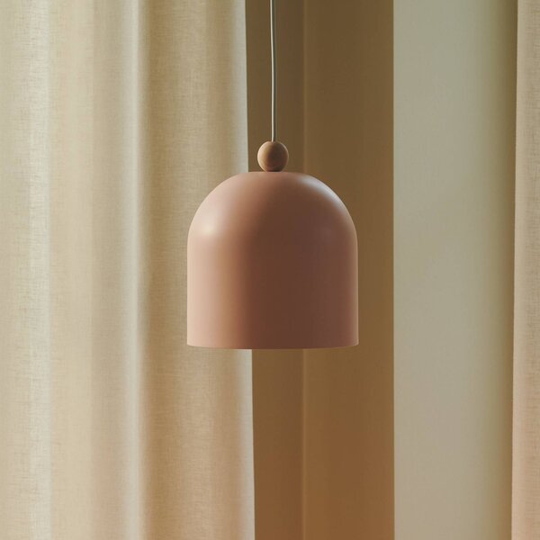 Nordlux Lampa wisząca Gaston, możliwość ściemniania, fioletowy / różowy / bladoróżowy, salon / jadalnia, metal, skandynawski